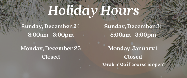 Copy of Holiday Hours 2022