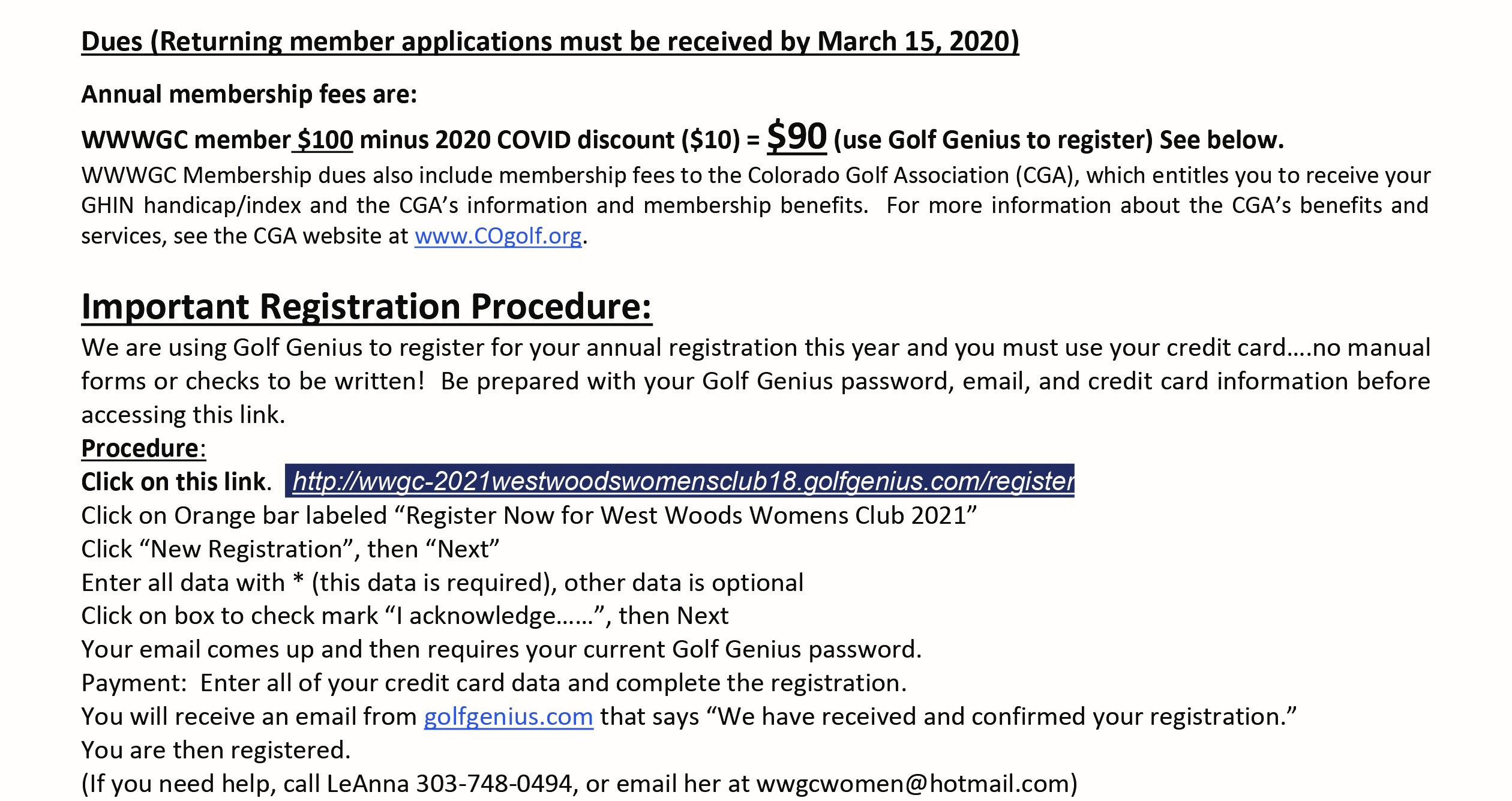 Registration Page A